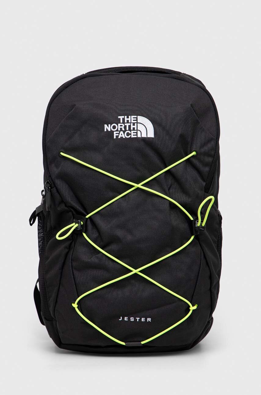 The North Face rucsac culoarea negru, mare, cu imprimeu