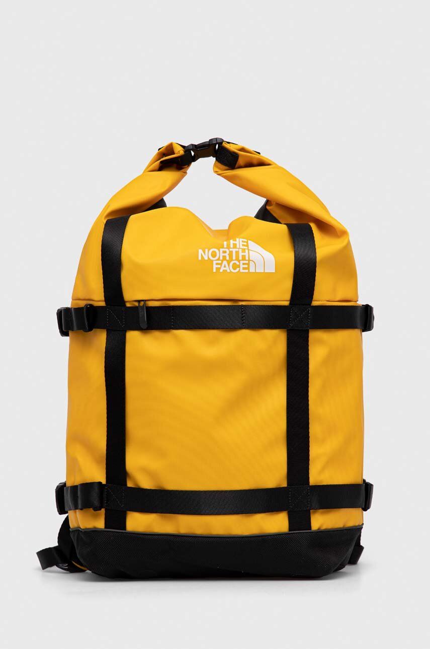 The North Face rucsac culoarea galben, mare, modelator Accesorii imagine noua 2022