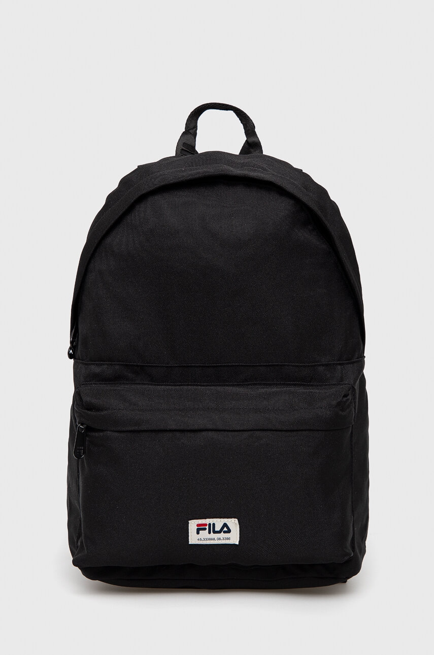 Fila rucsac culoarea negru, mare, neted