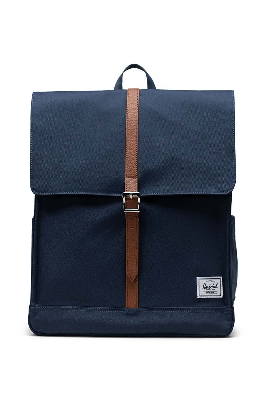 E-shop Batoh Herschel 11376-00007-OS City Backpack tmavomodrá barva, velký, hladký