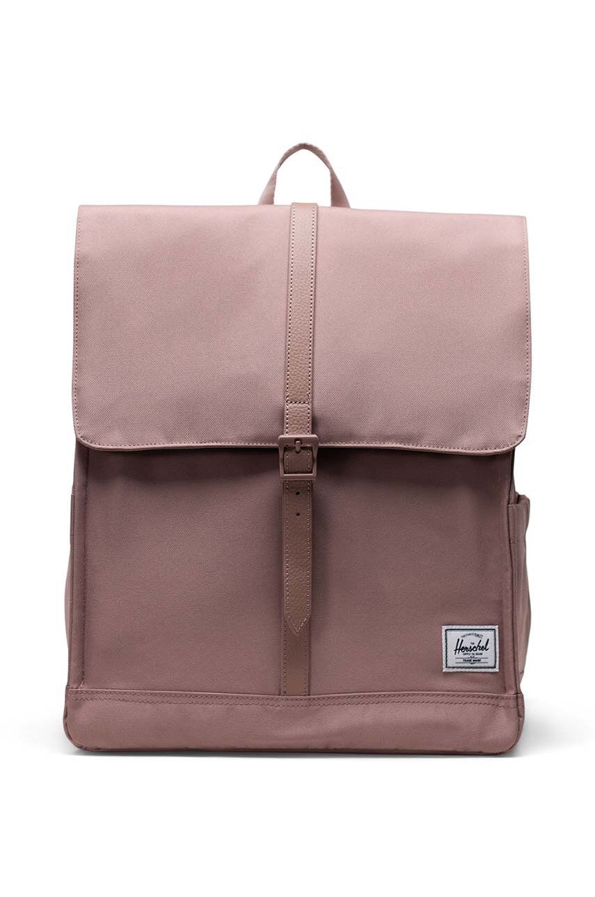E-shop Batoh Herschel City Backpack růžová barva, velký, hladký
