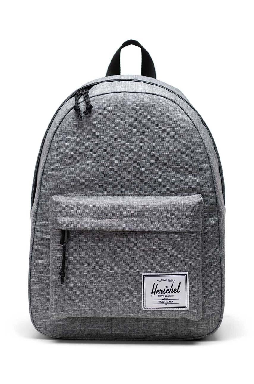 

Раница Herschel 11377-00919-OS Classic Backpack в сиво голям размер с десен, Сив