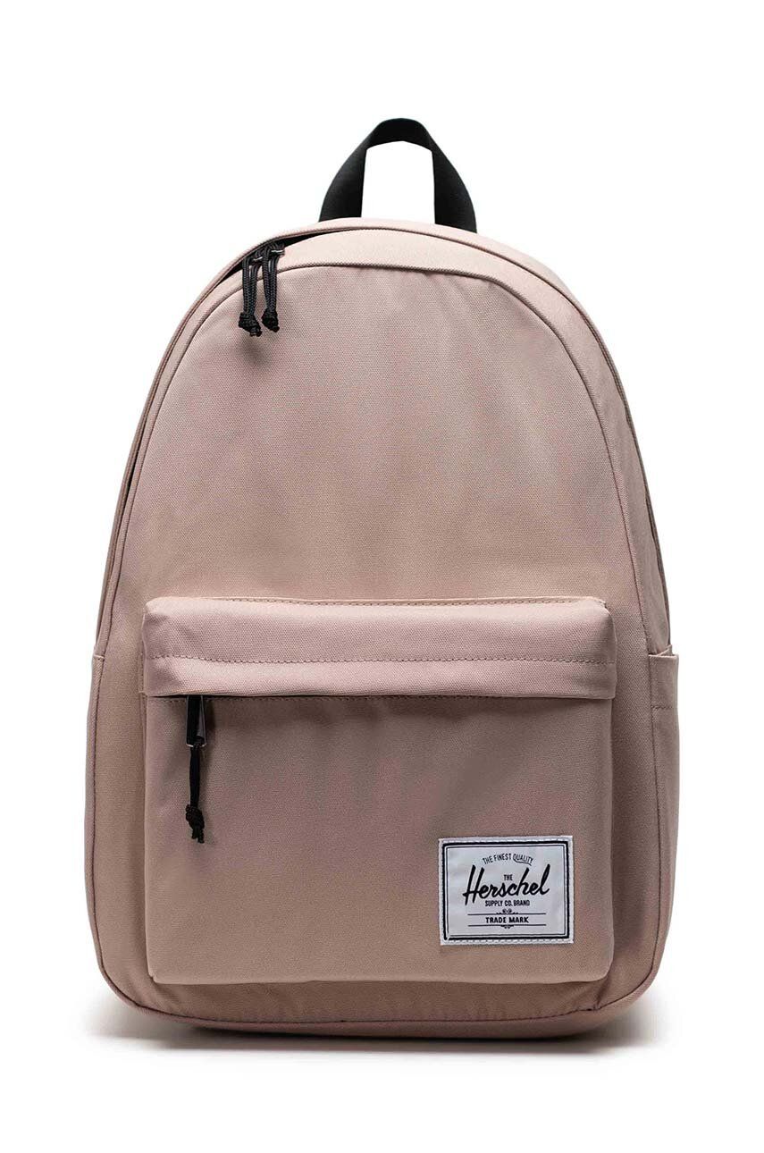 Herschel rucsac Classic XL Backpack culoarea bej, mare, neted
