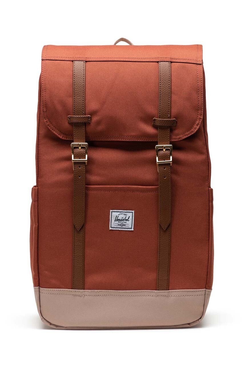 Herschel rucsac 11397-05890-OS Retreat Backpack culoarea bej, mare, neted