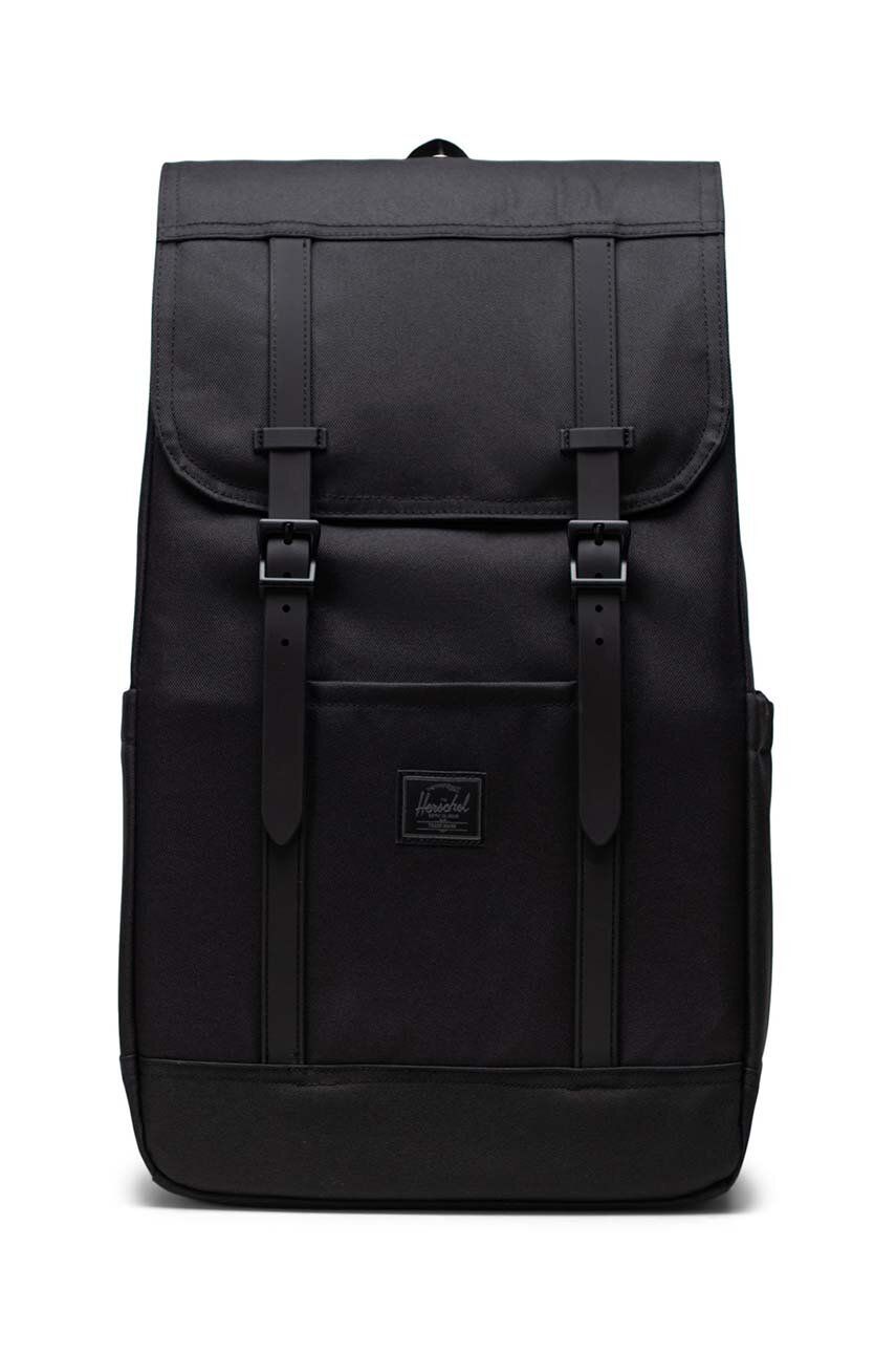 E-shop Batoh Herschel 11397-05881-OS Retreat Backpack černá barva, velký, hladký