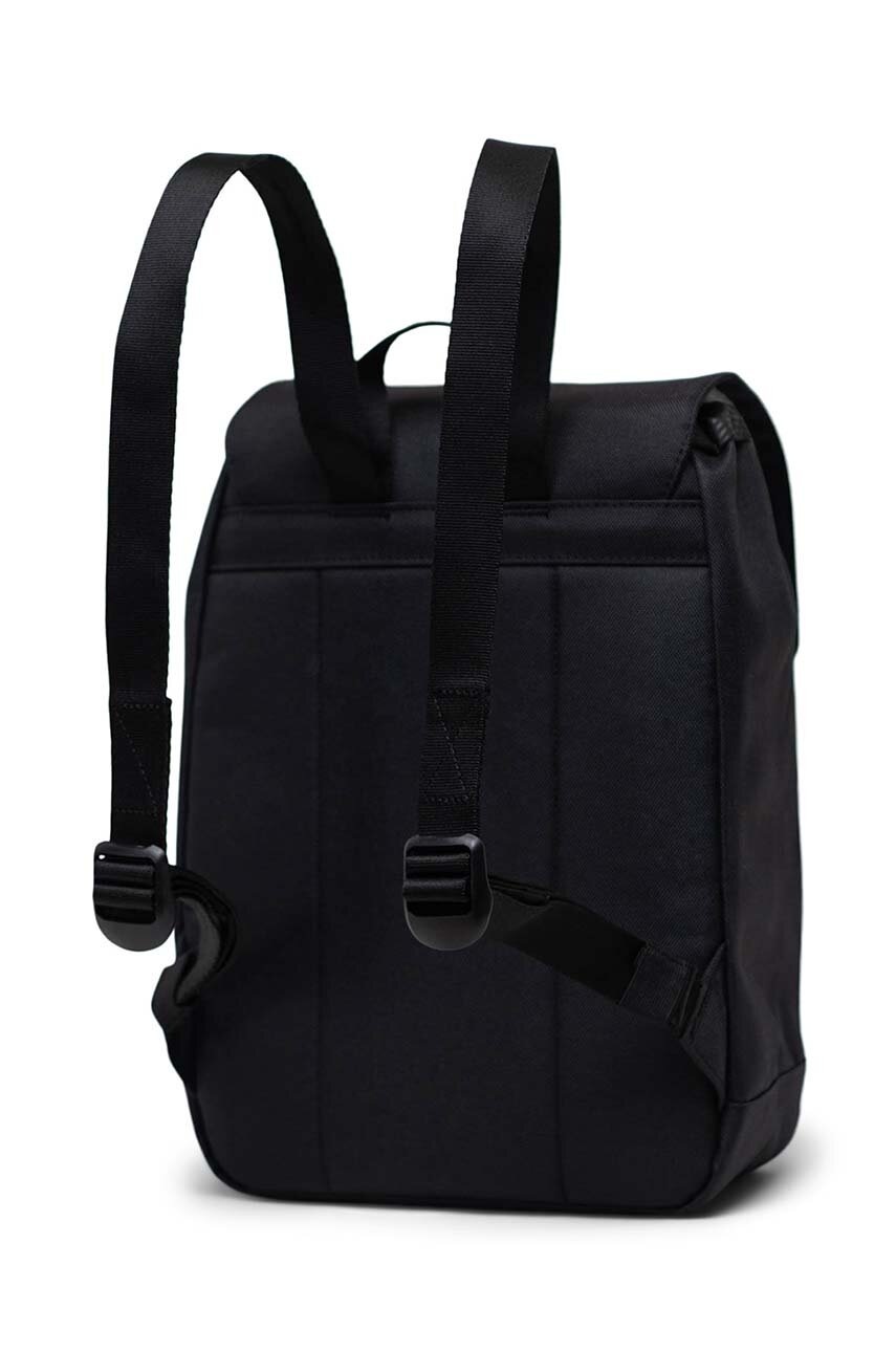 Σακίδιο πλάτης Herschel 11398-00001-OS Retreat Mini Backpack χρώμα: μαύρο φωτογραφία