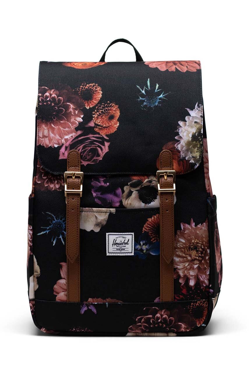 

Рюкзак Herschel Retreat Small Backpack цвет чёрный большой узорный