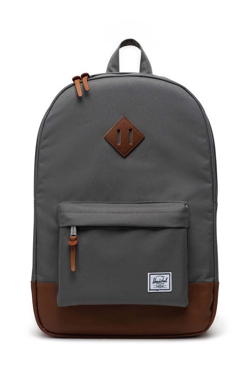 

Рюкзак Herschel колір сірий великий однотонний