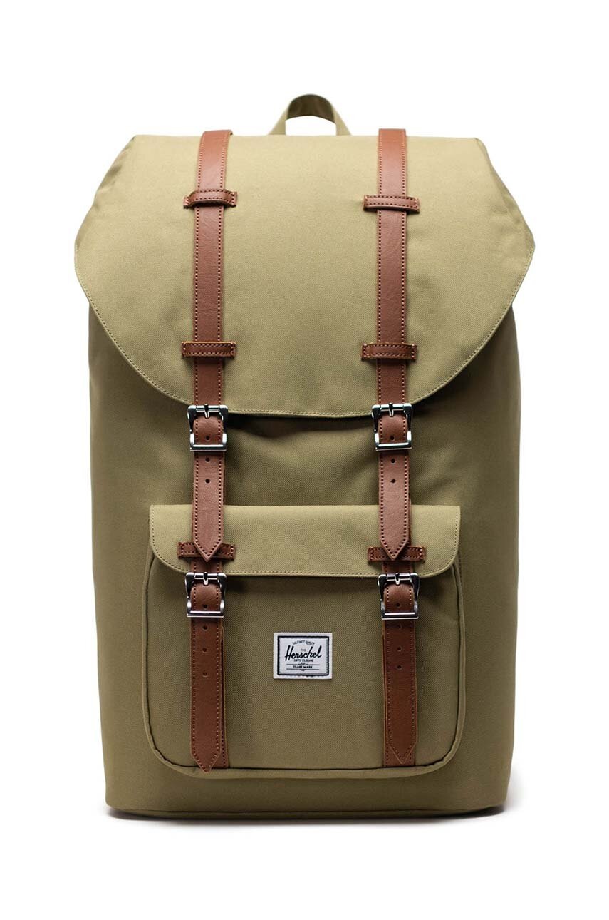 

Раница Herschel в кафяво голям размер с изчистен дизайн, Кафяв