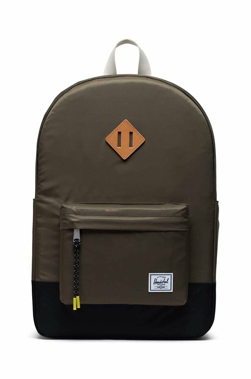 Herschel rucsac 11238-05738-OS Heritage culoarea verde, mare, neted