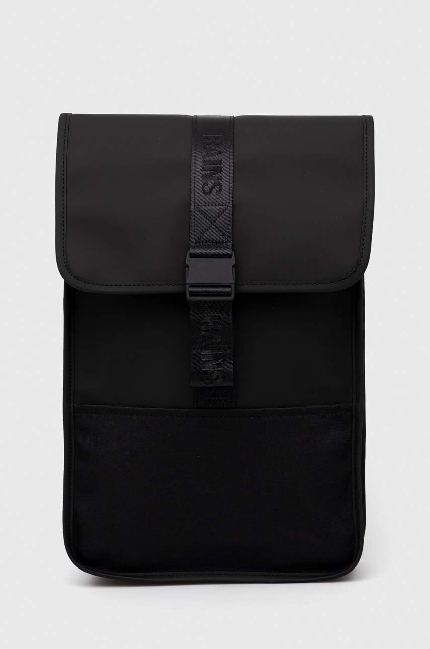 Rains rucsac 13780 trail backpack mini culoarea negru, mare, neted 13780.01-01black
