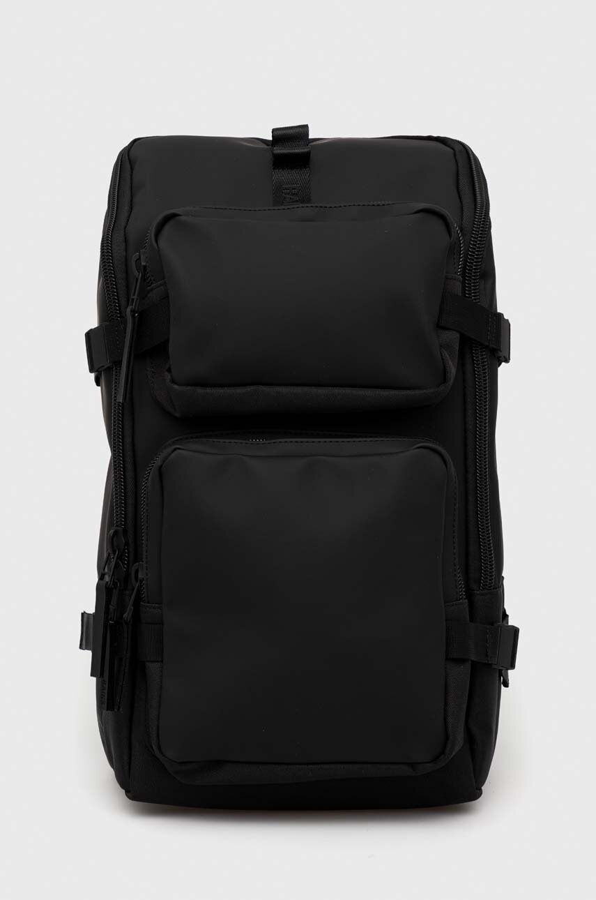 

Рюкзак Rains 13800 Trail Cargo Backpack колір чорний великий однотонний 13800.01-01Black