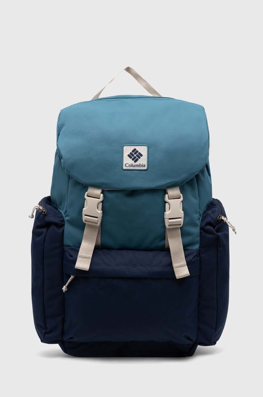 Columbia rucsac Trail Traveler culoarea bleumarin, mare, cu imprimeu 2032571