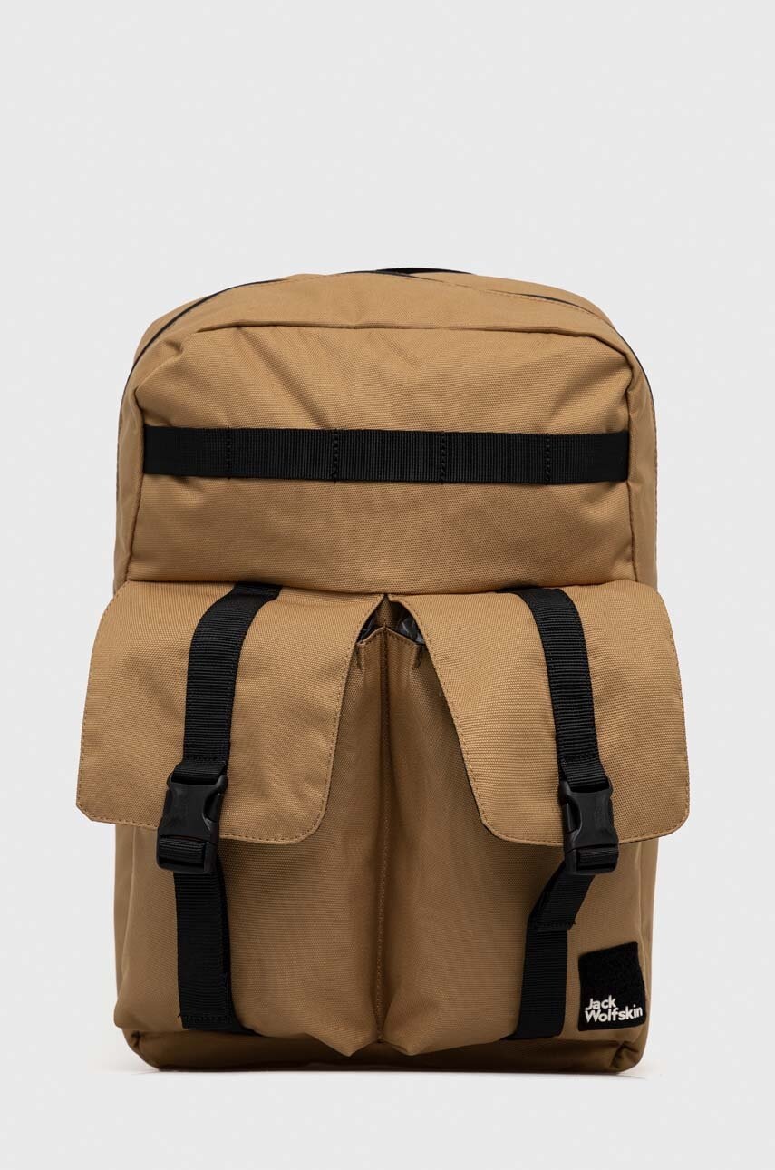 Levně Batoh Jack Wolfskin 10 zelená barva, velký, vzorovaný