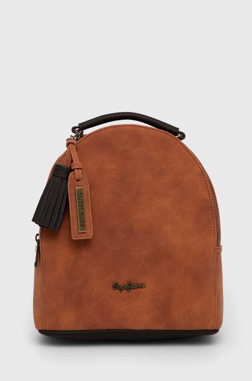 

Рюкзак Pepe Jeans колір помаранчевий малий однотонний