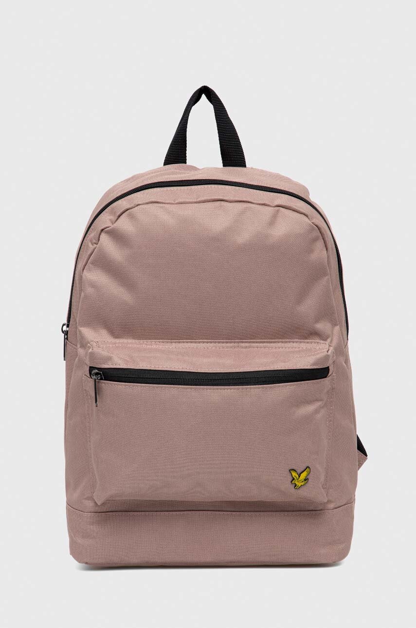 

Раница Lyle & Scott в розово голям размер с изчистен дизайн, Розов