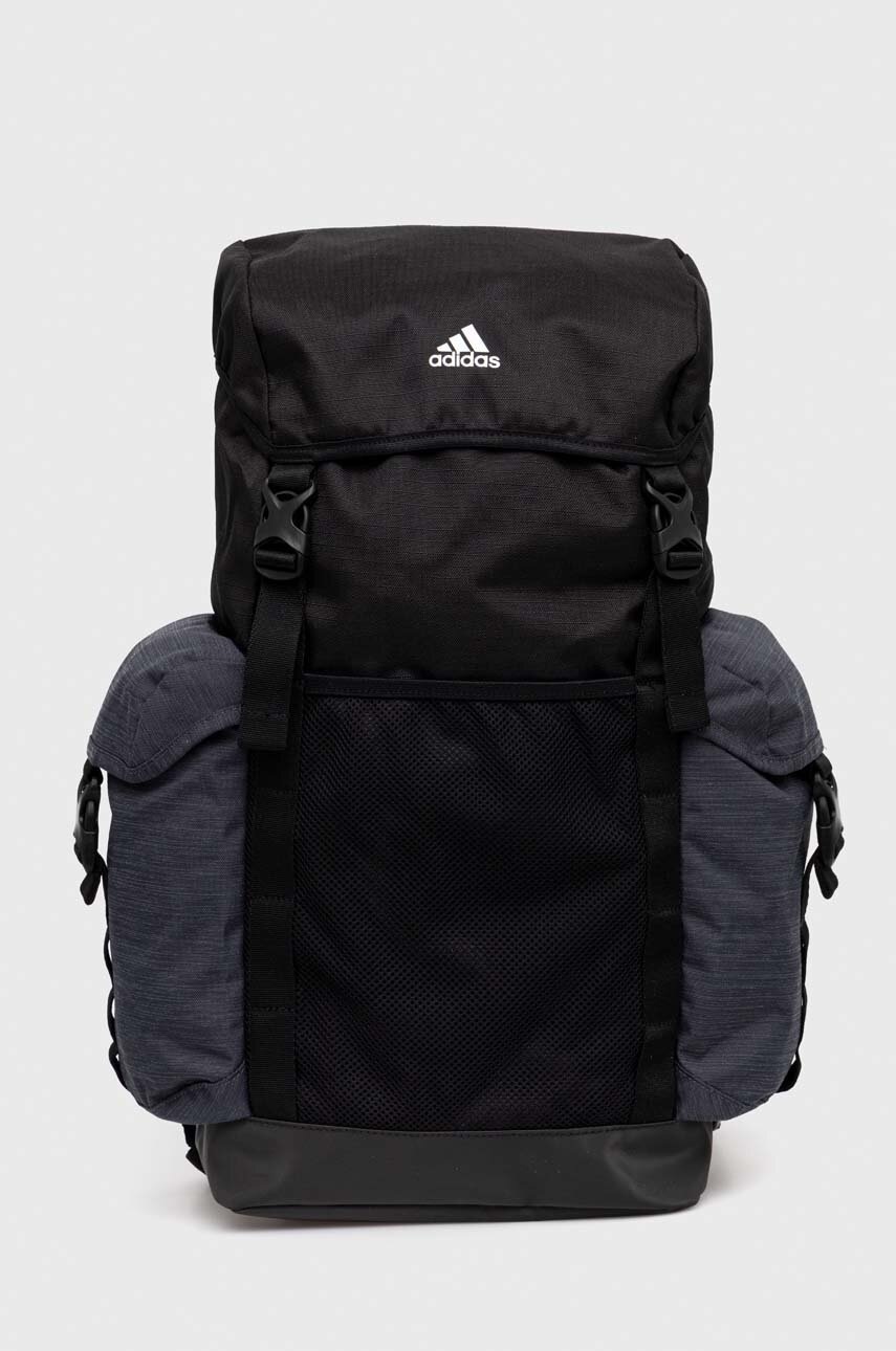 

Раница adidas Performance в черно голям размер с десен, Черен
