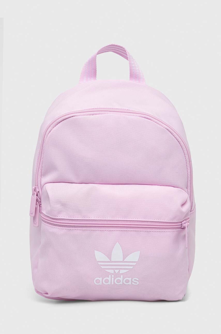 E-shop Batoh adidas Originals růžová barva, malý, s potiskem