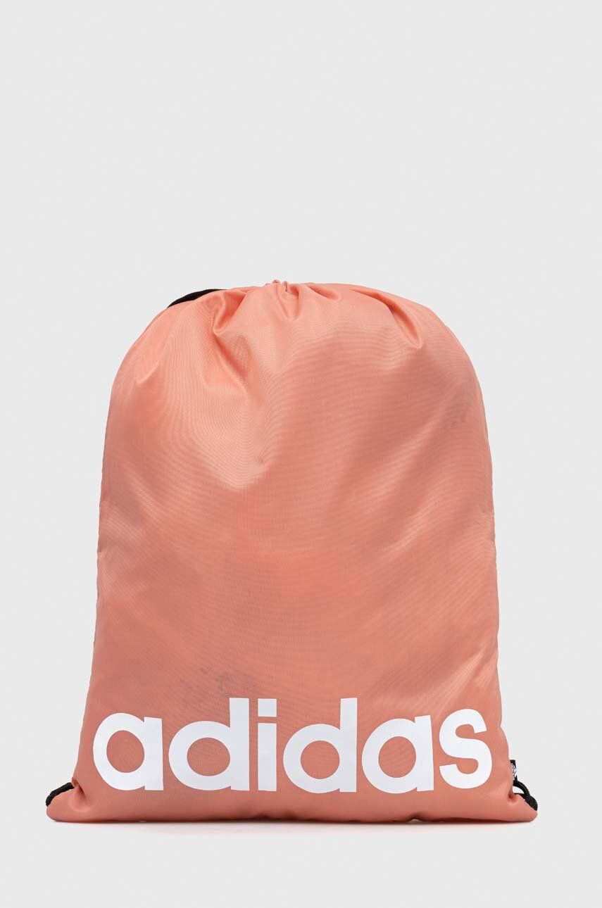 Batoh adidas Performance oranžová barva, s potiskem - oranžová -  100 % Recyklovaný polyester