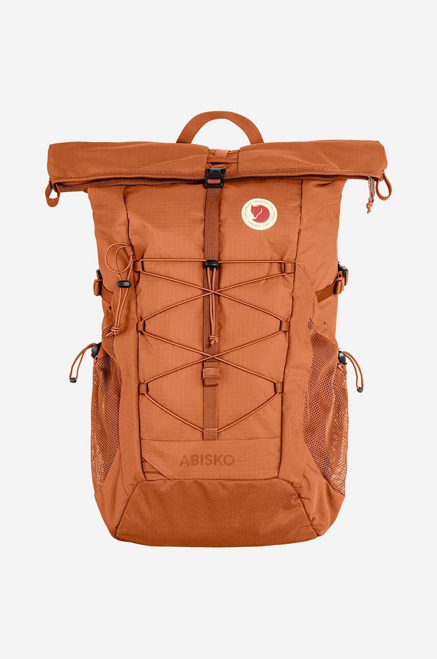 Fjallraven rucsac culoarea portocaliu, mare, neted