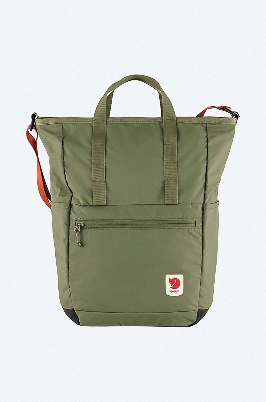 Fjallraven rucsac High Coast Totepack culoarea verde, mare, uni F23225.620