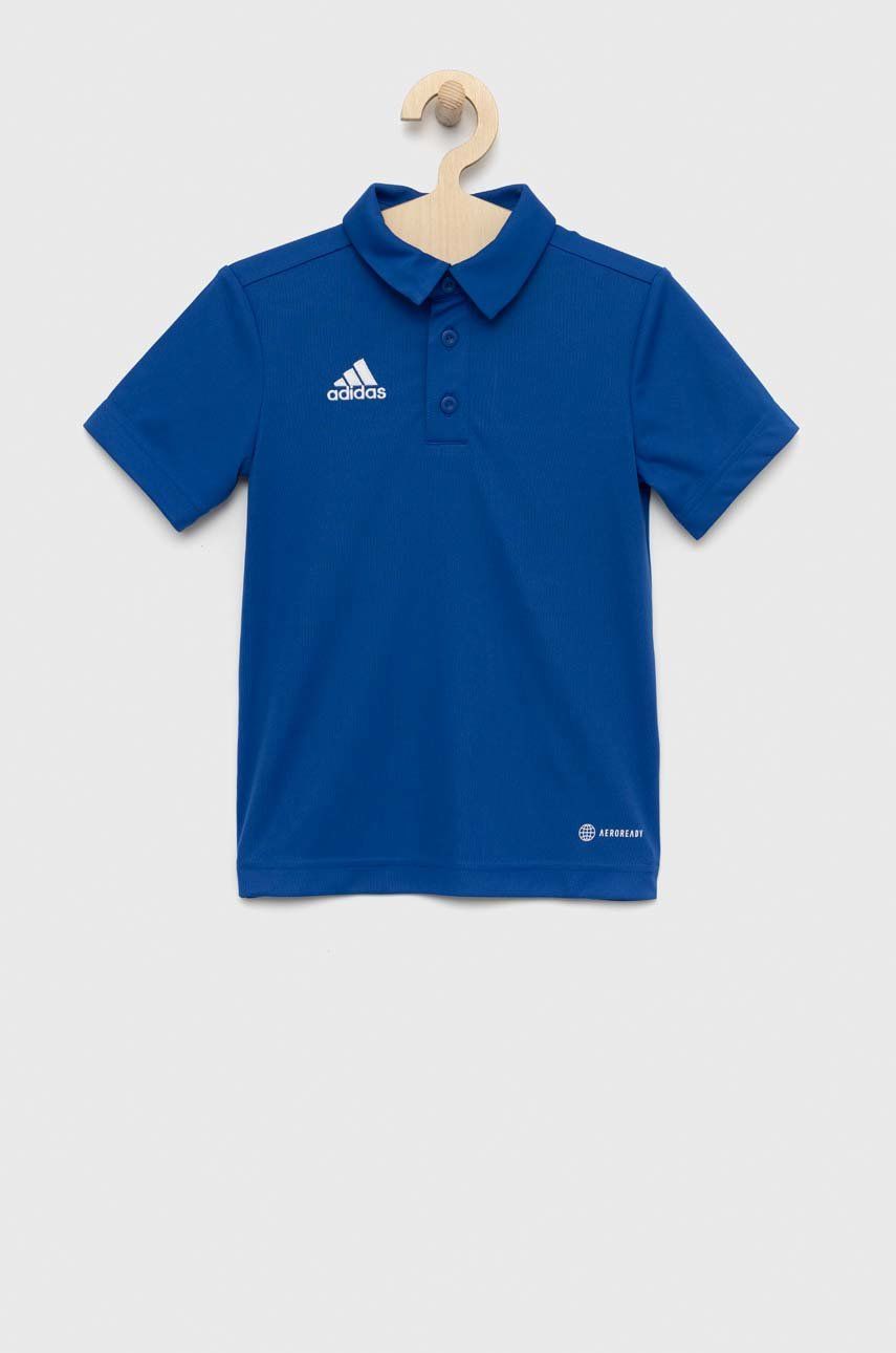 dětské polo tričko adidas Performance ent22 polo y - modrá -  100 % Recyklovaný polyester