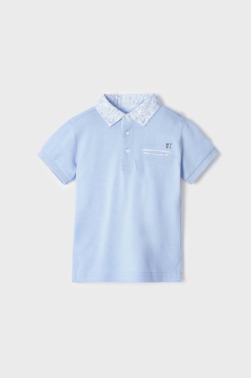 Детское хлопковое поло Mayoral Детское хлопковое поло Mayoral