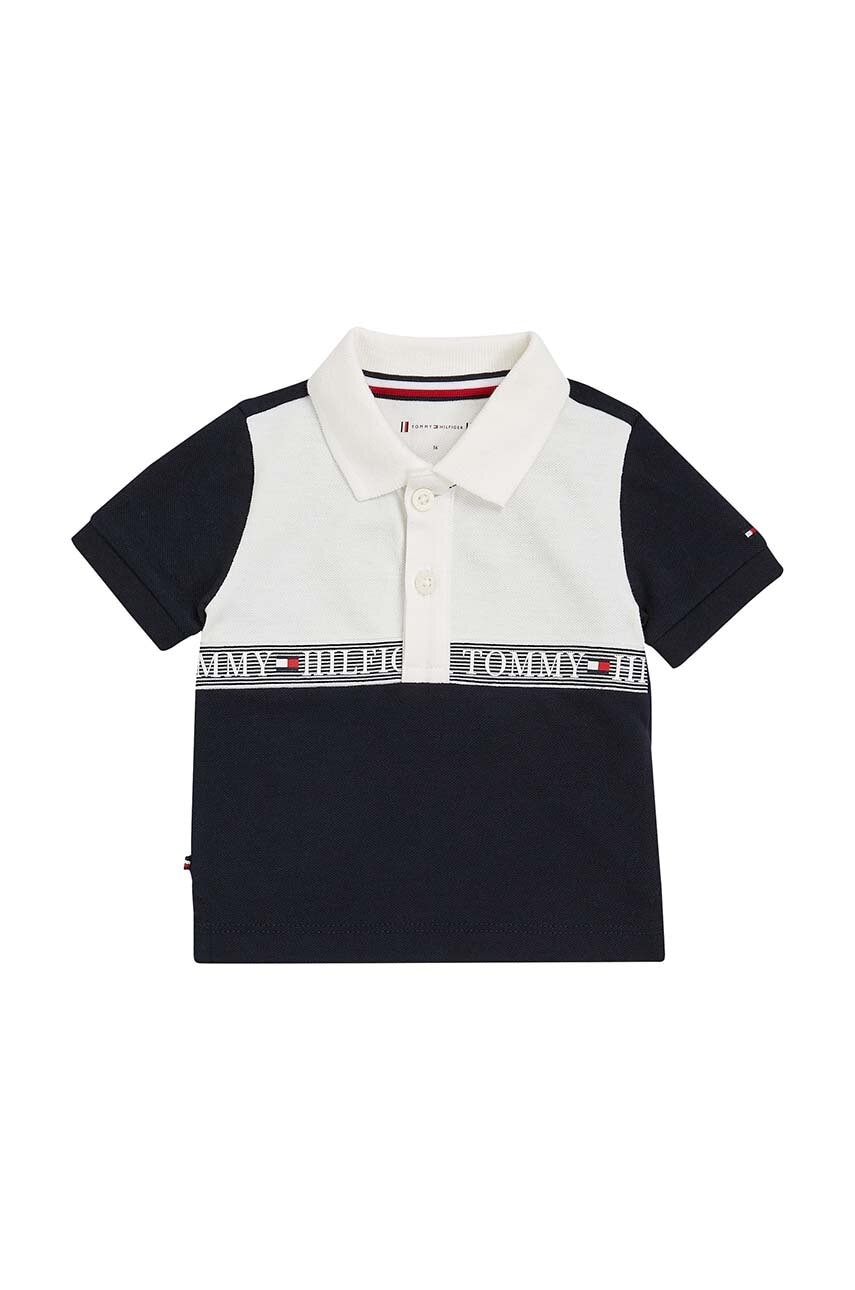 Детское поло Tommy Hilfiger цвет чёрный узорный в Ровном Детское поло Tommy Hilfiger цвет чёрный узорный в Ровном