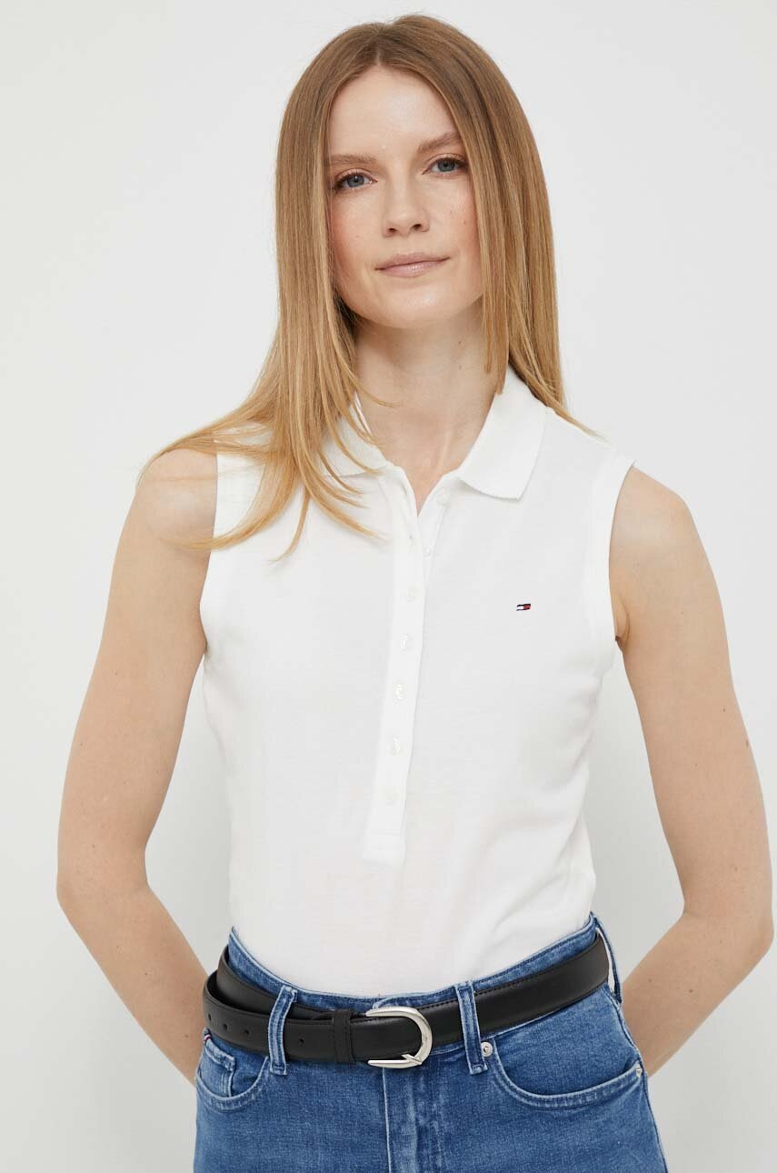 

Топ Tommy Hilfiger жіночий колір білий