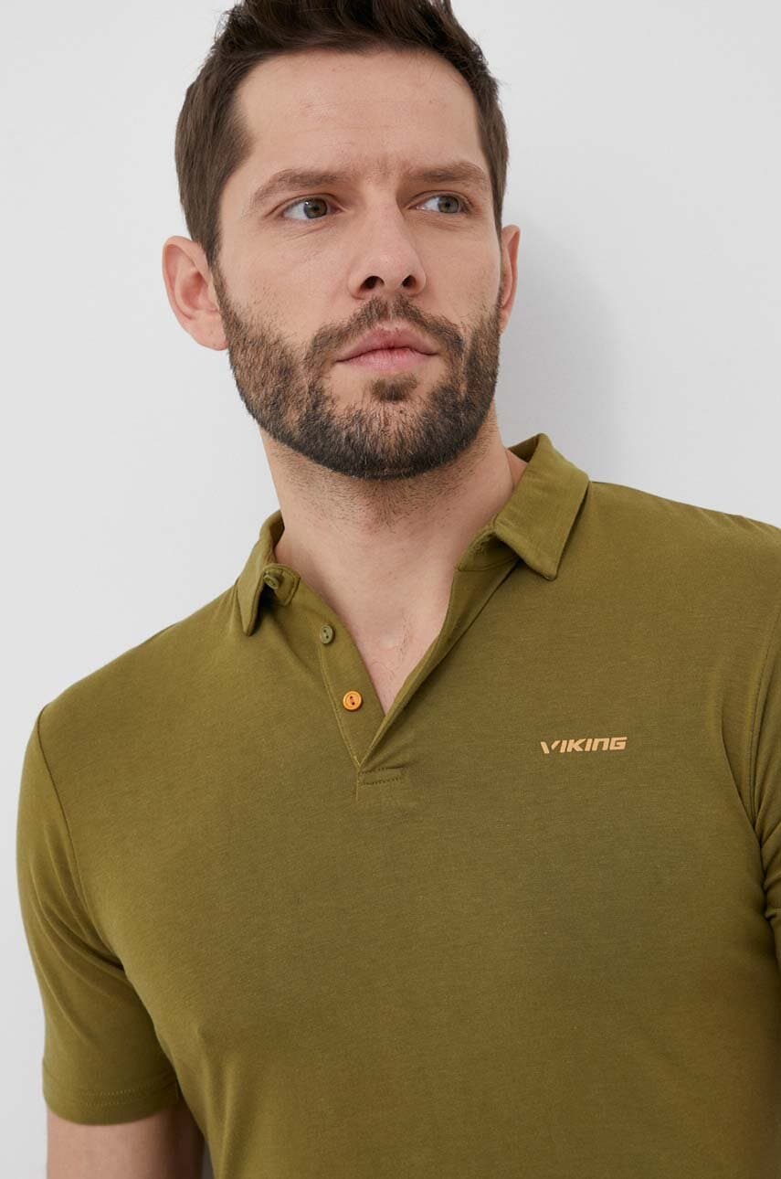 Viking Polo Sportiv Winslow Culoarea Verde, Neted