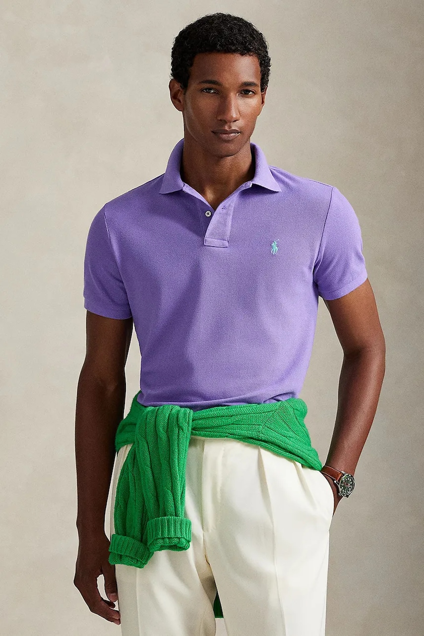 Βαμβακερό μπλουζάκι πόλο Polo Ralph Lauren