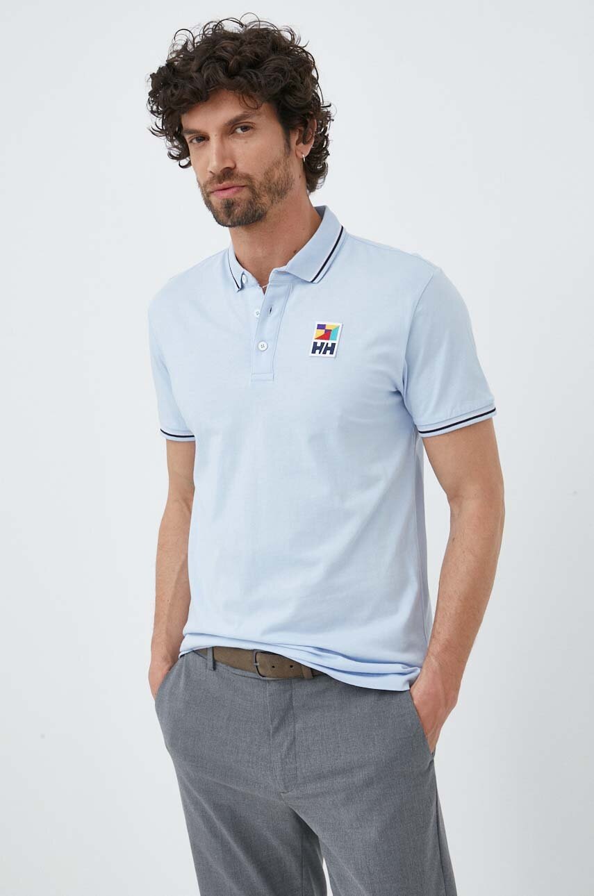 

Бавовняне поло Helly Hansen меланж