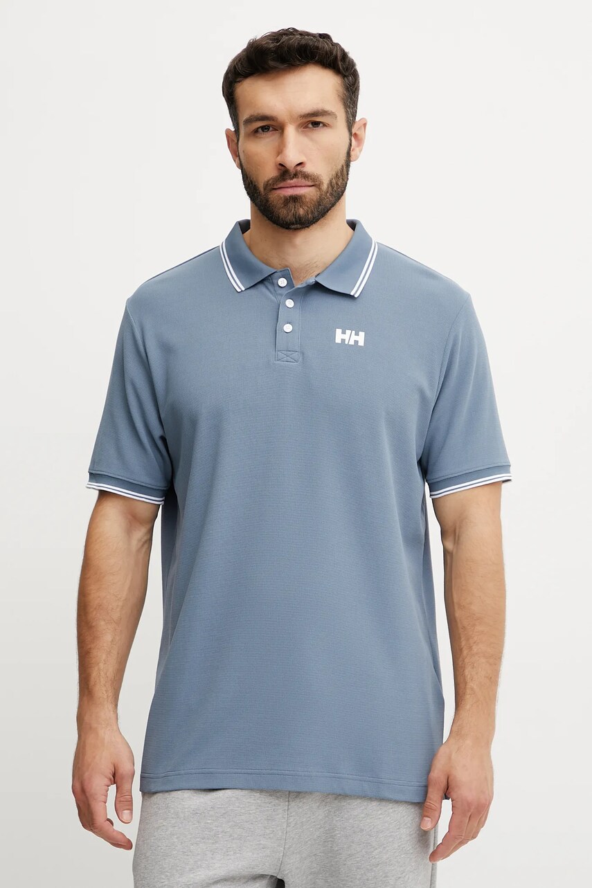 Levně Polo tričko Helly Hansen modrá barva