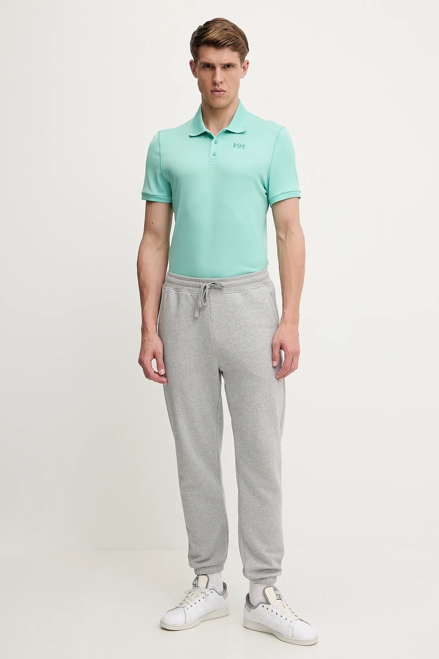 Поло Helly Hansen цвет белый с принтом