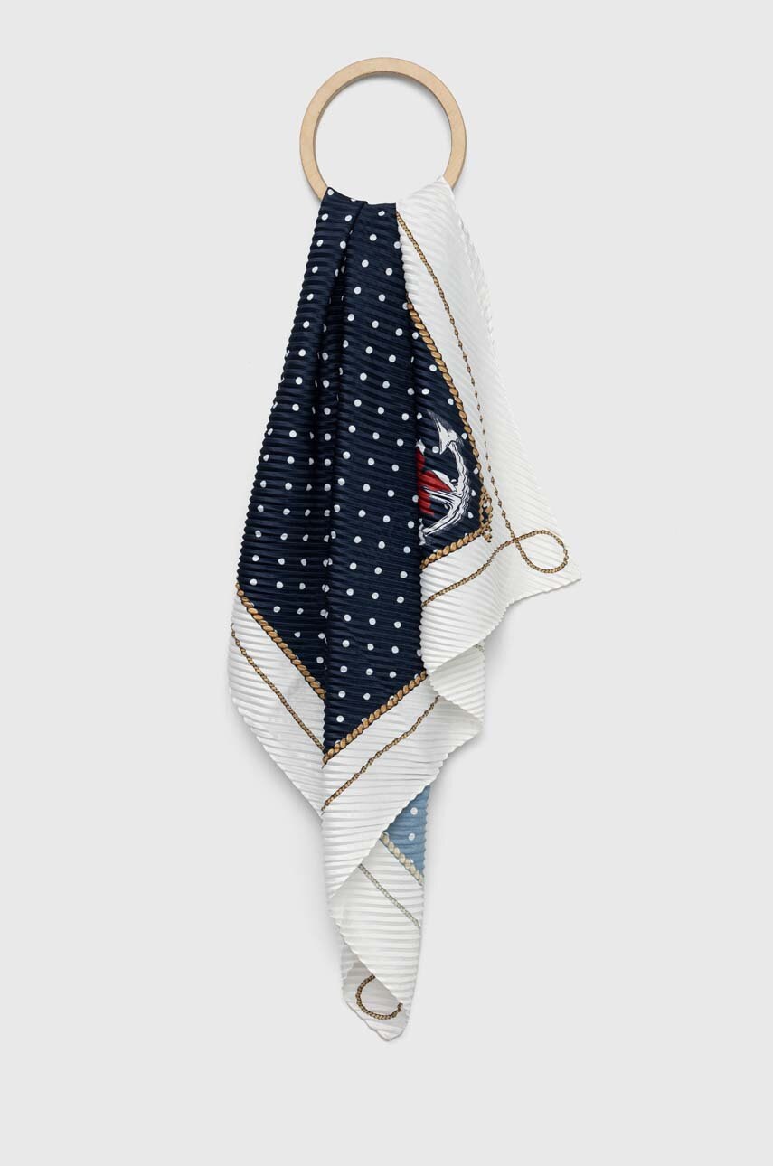 

Платок Guess женская цвет синий узор