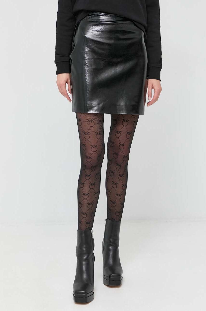 sukne-karl-lagerfeld-cerna-barva-mini