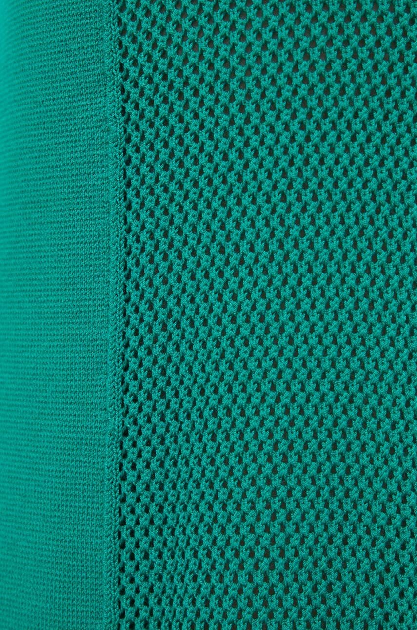 Φούστα United Colors of Benetton χρώμα: πράσινο φωτογραφία