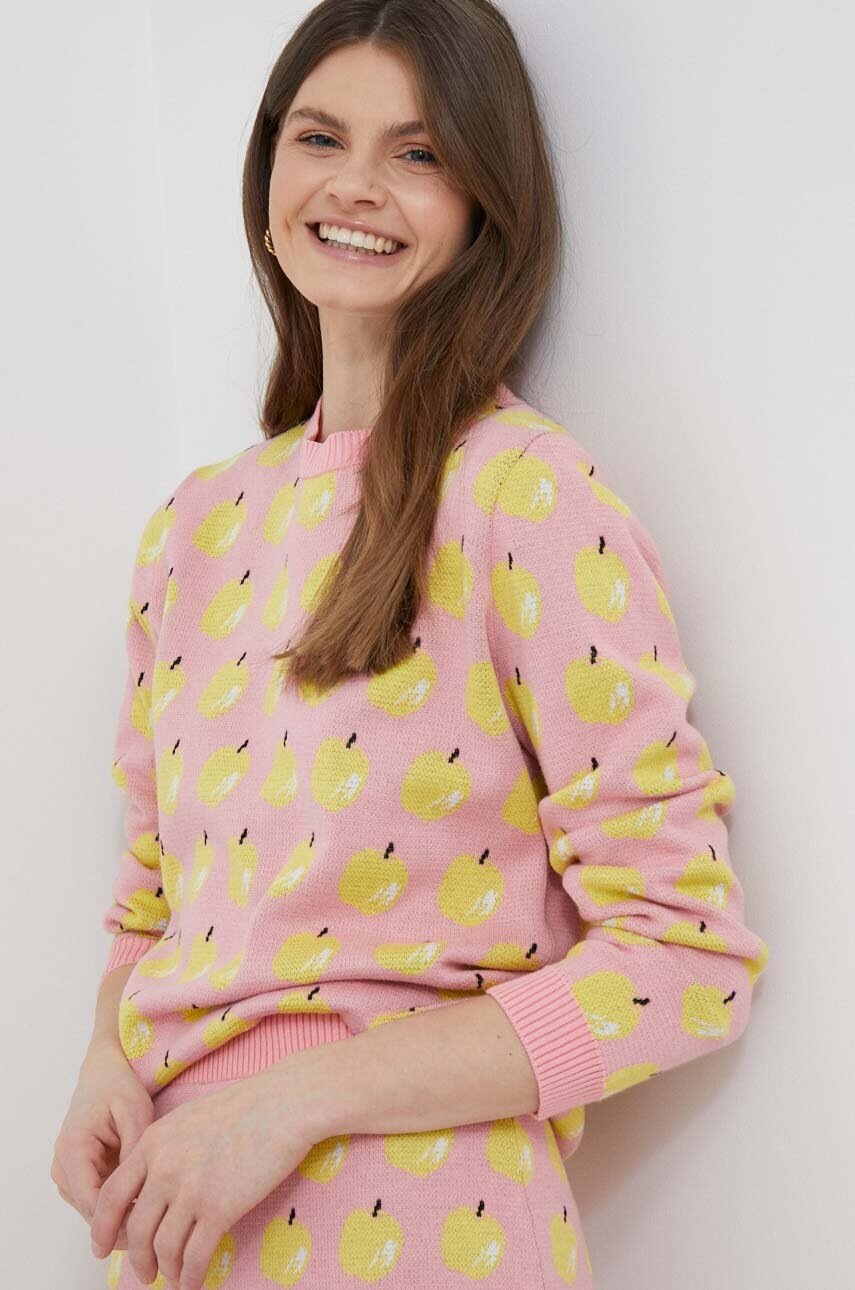 

Бавовняна спідниця United Colors of Benetton колір помаранчевий mini олівець