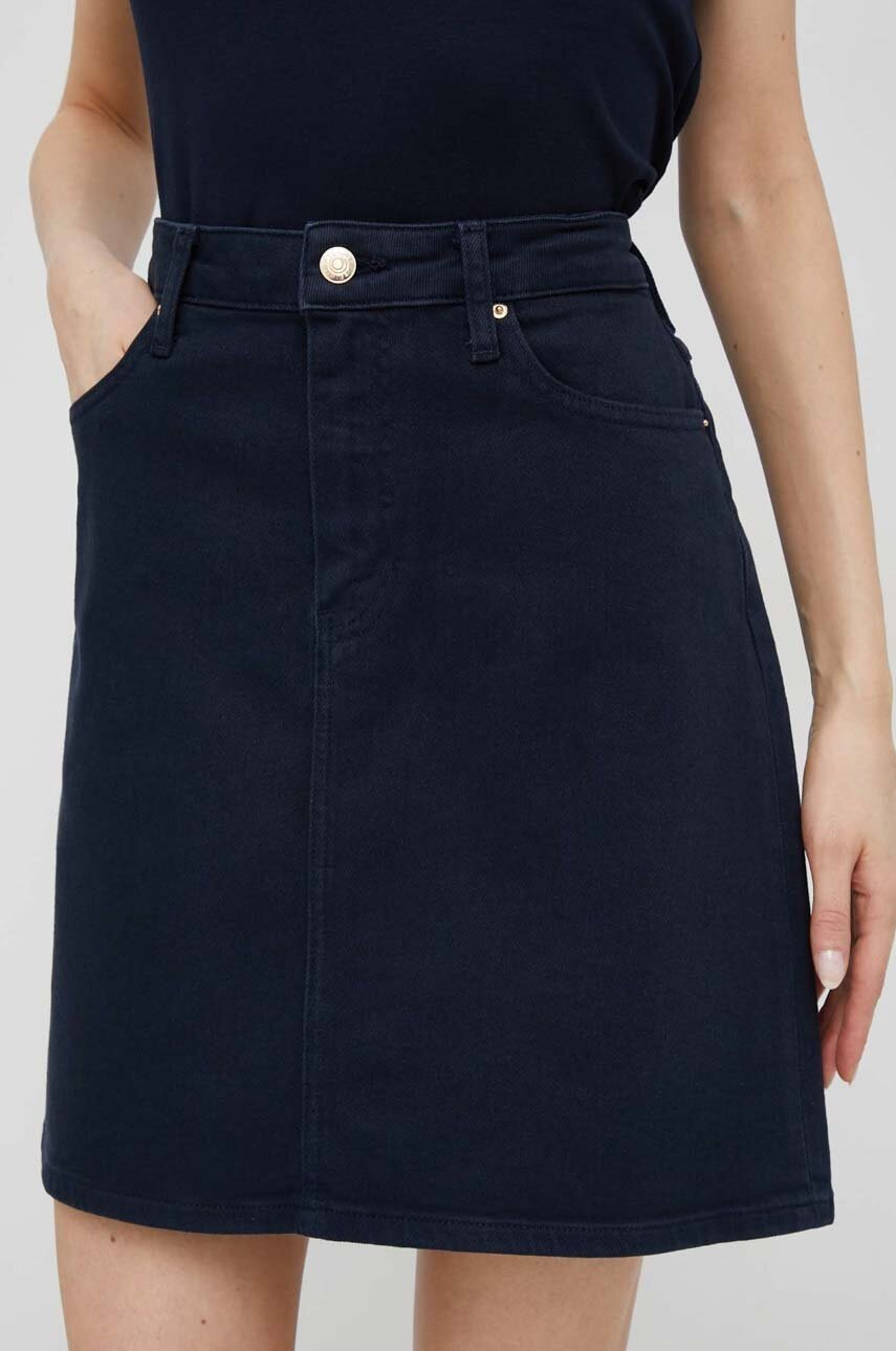 

Юбка Tommy Hilfiger цвет синий mini прямая