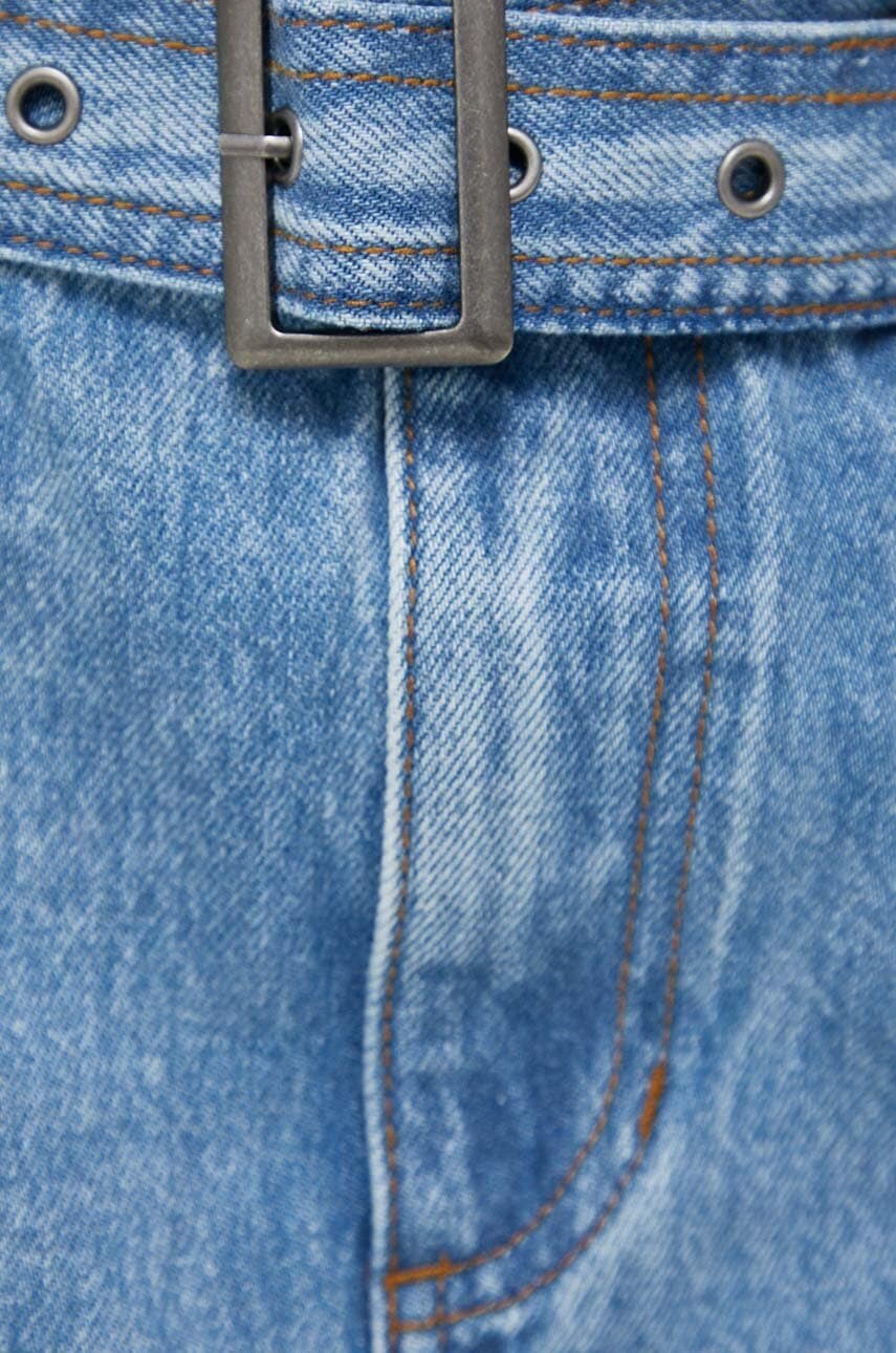Rifľová sukňa Guess Originals