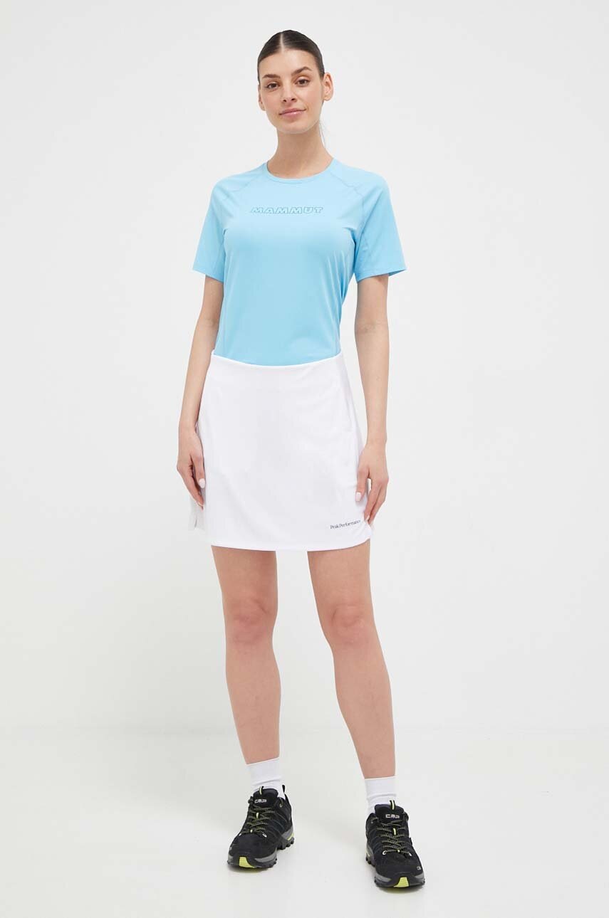 Αθλητική φούστα Peak Performance Player χρώμα: άσπρο φωτογραφία