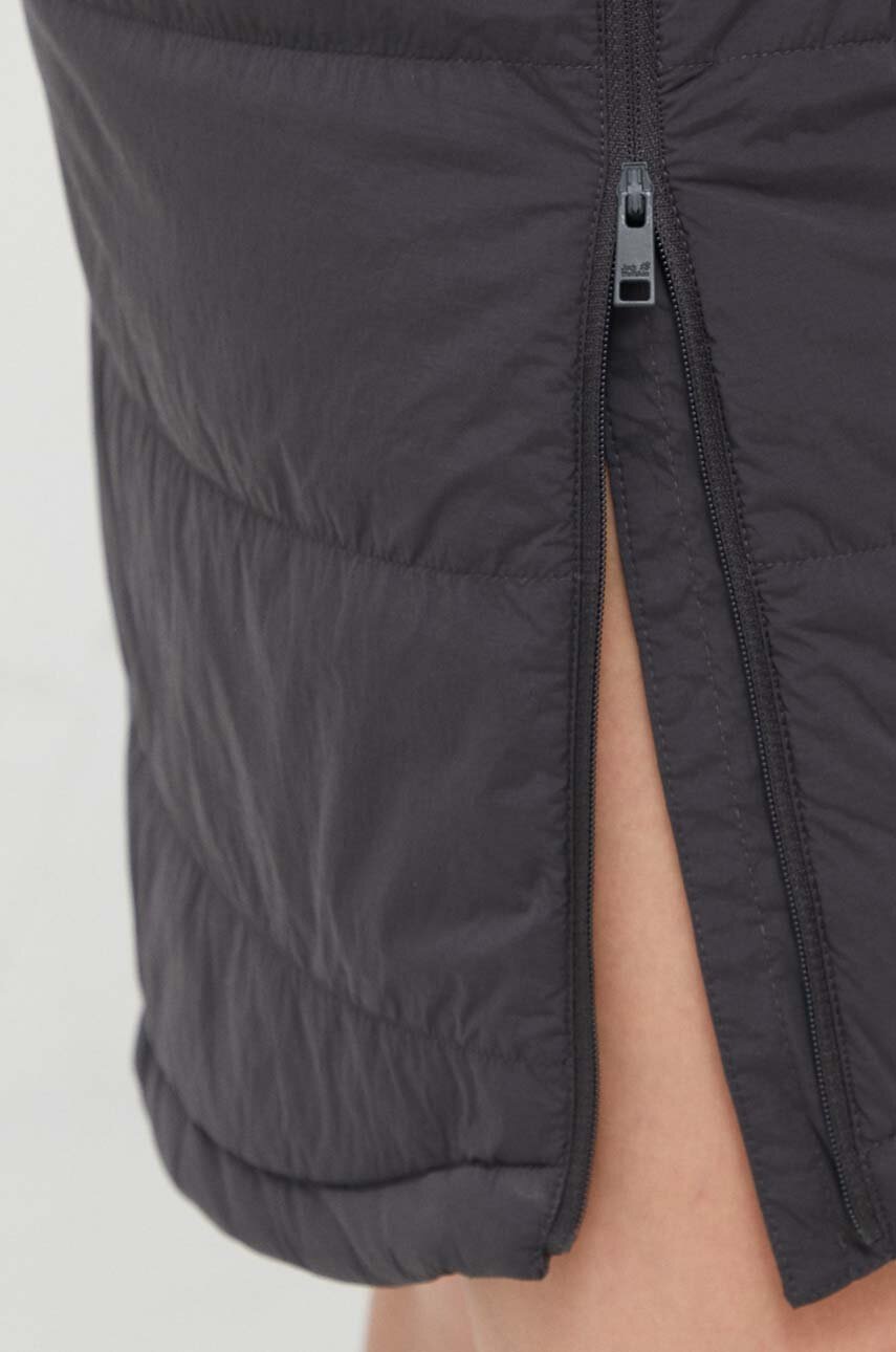 Αθλητική φούστα Jack Wolfskin Alpengluehen χρώμα: γκρι φωτογραφία