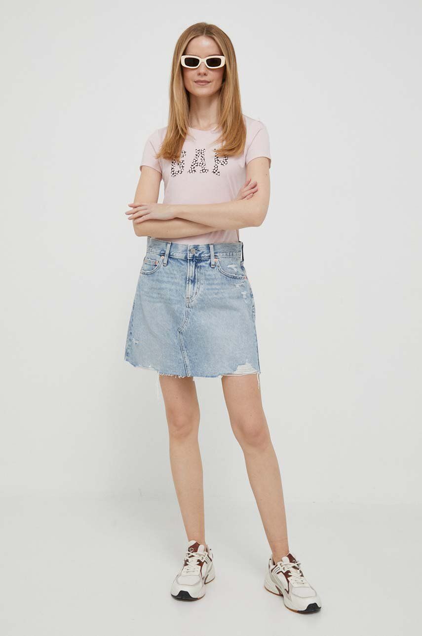 E-shop Džínová sukně GAP mini