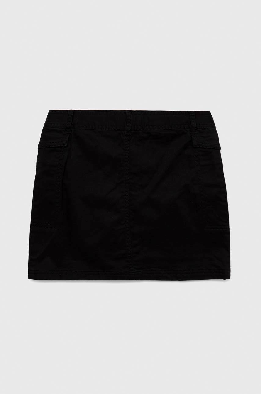 Детская юбка Calvin Klein Jeans цвет чёрный mini прямая