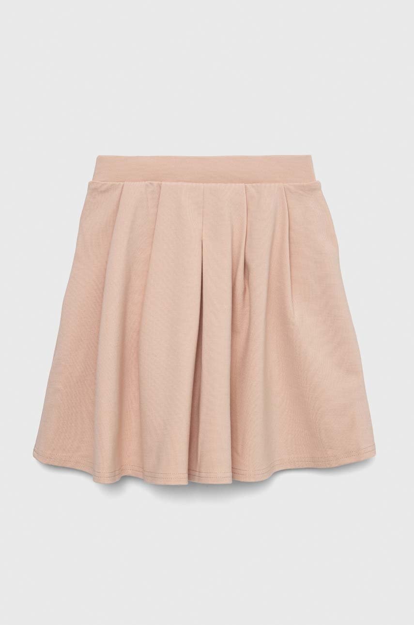 Дитяча спідниця Calvin Klein Jeans колір рожевий mini розкльошена Дитяча спідниця Calvin Klein Jeans колір рожевий mini розкльошена