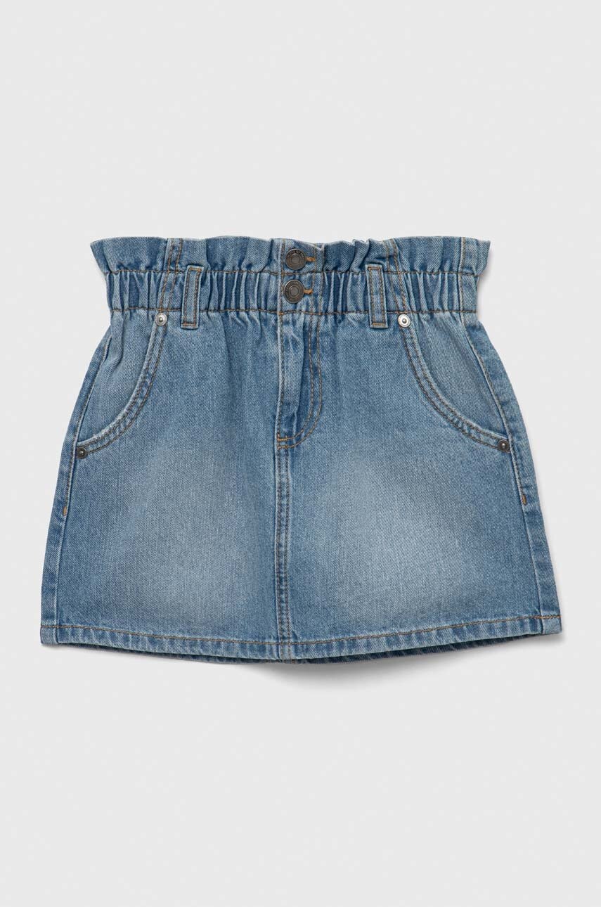 United Colors of Benetton fusta denim pentru copii mini, drept