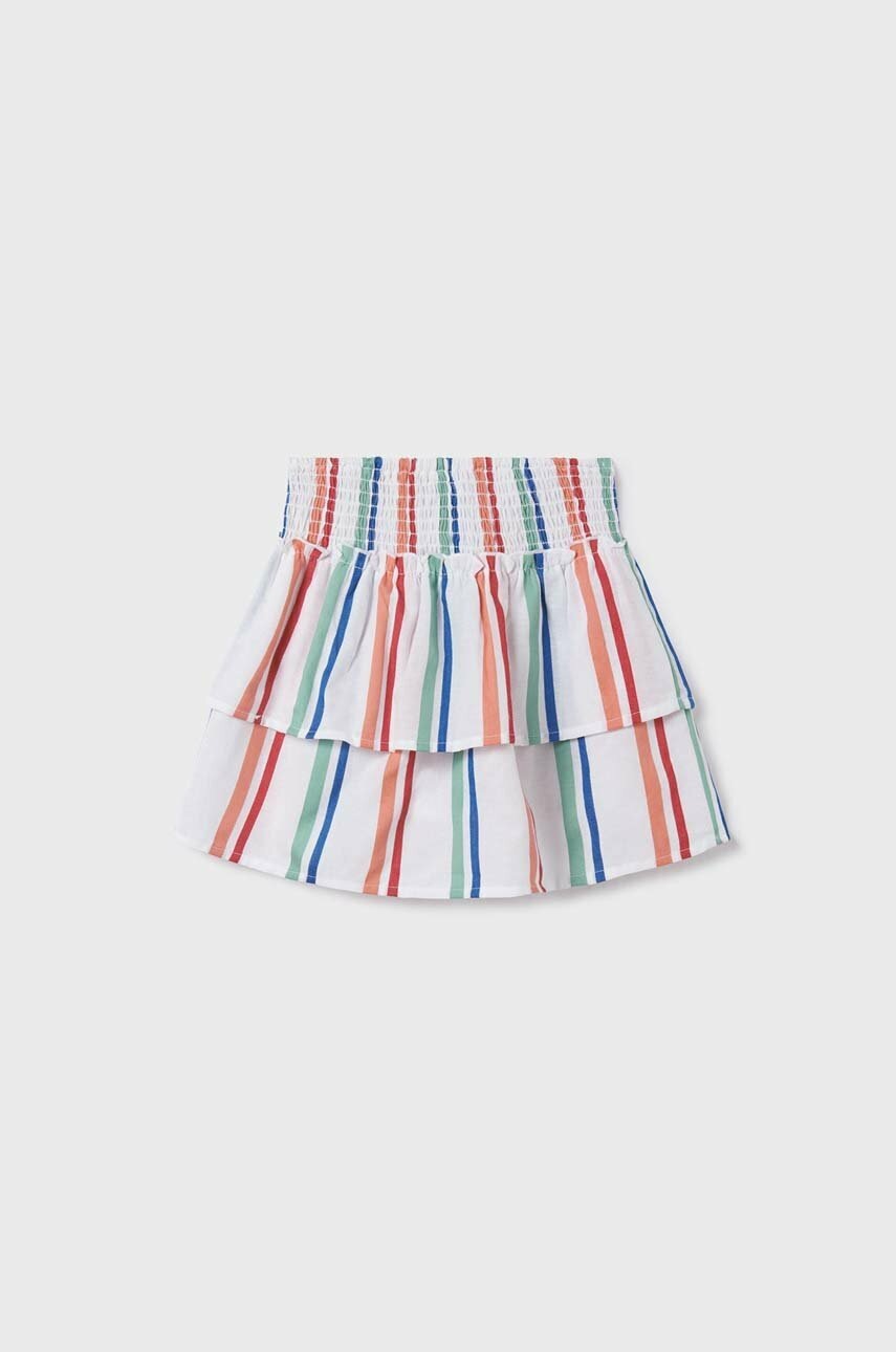 Детская юбка Mayoral цвет розовый mini расклешённая в Полтаве Детская юбка Mayoral цвет розовый mini расклешённая в Полтаве