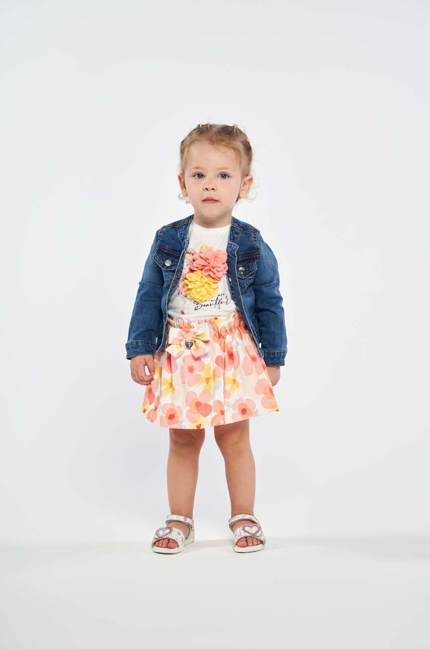 E-shop Dětská sukně Birba&Trybeyond oranžová barva, mini, áčková
