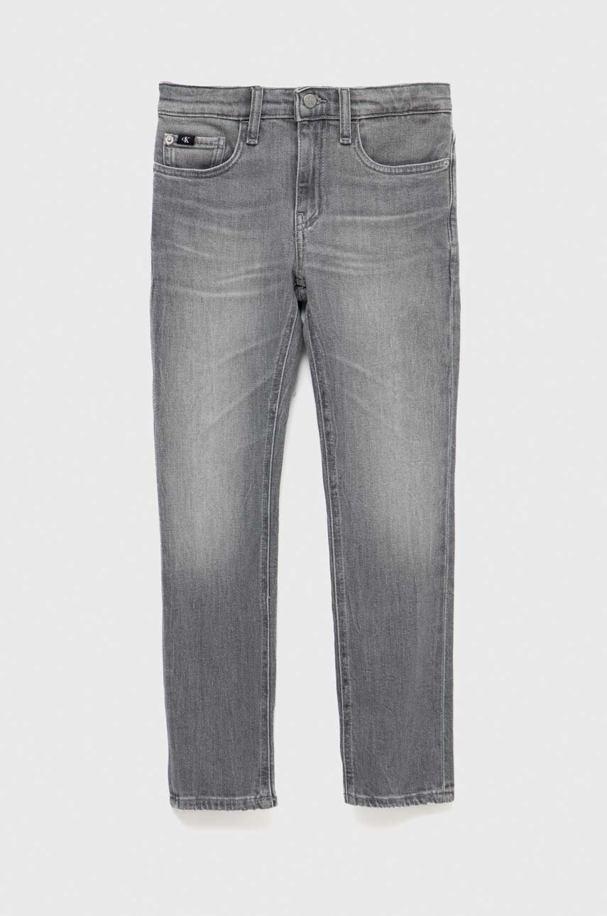 

Детски дънки Calvin Klein Jeans в, Сив