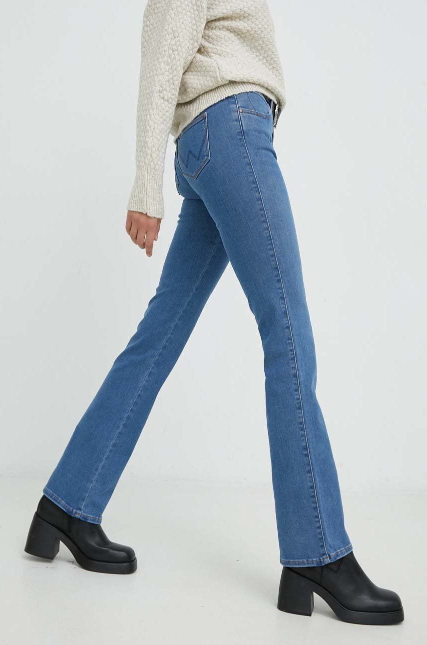 Wrangler jeansy Voyage damskie medium waist